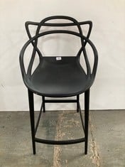 JOHN LEWIS PHILIPPE STARCK BAR STOOL IN BLACK - RRP £289