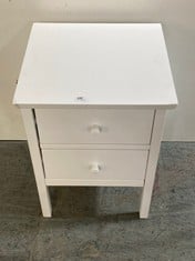 JOHN LEWIS WILTON 2 DRAWER BEDSIDE TABLE - RRP £109