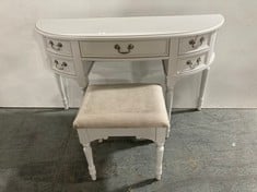 LAURA ASHLEY CLIFTON DRESSING TABLE AND CHAIR SET - RRP £800