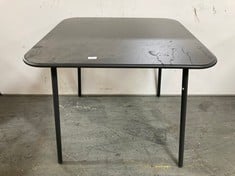 JOHN LEWIS BLACK METAL COFFEE TABLE