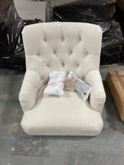 JULIPA MAE ACCENT ARMCHAIR WHITE - XG3248 - RRP £119