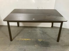 4 LEG WOODEN DINING TABLE BLACK