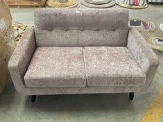 LA-Z-BOY 2 SEATER FABRIC SOFA IN CHAMPAGNE