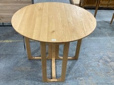 CRAFT ROUND WOODERN TABLE - RRP £299