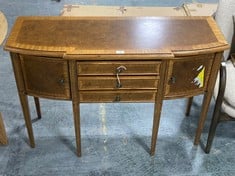 2 DOOR 3 DRAWER DRESSING TABLE IN DARK OAK