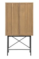 PANELLED 2 DOOR COCKTAIL CABINET 850X400X1600MM - 530565 - RRP £749.95