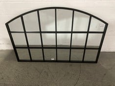 WINGHAM ARCH MIRROR IN BLACK - LARGE - 120 X 80CM - RRP £200 (COLLECTION ONLY)