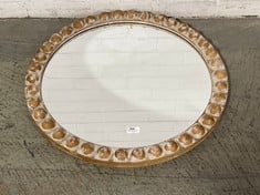 MILLBROOK ROUND MIRROR 65 X 65CM (COLLECTION ONLY)