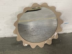 SHOREDITCH ROUND MIRROR TAUPE 600MM - 567943 - RRP £99.95