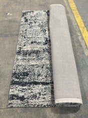 TRISUL LARGE RUG IN MIXED GREY / BLACK - 160 X 23CM - ITEM NO. 533399