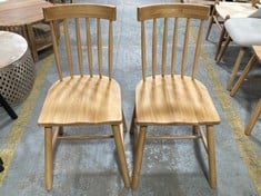 KINGHAM DINING CHAIR 500X520X920MM (2PK) - ITEM NO. 122057 - RRP £675