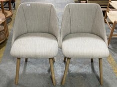 ELLIOT DINING CHAIR NATURAL (2PK) - ITEM NO. 252935 - RRP £625