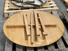 MADRID ROUND DINING TABLE IN OAK - ITEM NO. 083468 - RRP £675