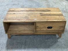 LA REDOUTE RETRO CLAIMED WOOD SAKURA STORAGE COFFEE TABLE