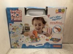 12X ASSORTED TOYS TO INCLUDE CREATIVE MAGNETIC PANEL .