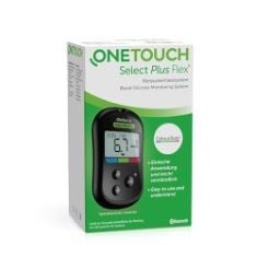 QTY OF ITEMS TO INCLUDE BOX OF ASSORTED HEALTH & BEAUTY TO INCLUDE ONETOUCH SELECT PLUS FLEX® BLOOD GLUCOSE METER I SYSTEM FOR BLOOD GLUCOSE CONTROL I WITH 1 BLOOD GLUCOSE METER, 10 TEST STRIPS, 1 LA