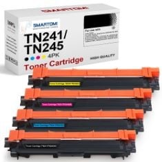 QTY OF ITEMS TO INCLUDE 10X ASSORTED INK TO INCLUDE SMARTOMI TN241 TN245 TONER CARTRIDGES REPLACEMENT FOR BROTHER TN-241 TN-245 WITH DCP-9015CDW 9020CDW 9022CDW HL-3140CW 3142CW 3150CDN 3170CDW MFC-9