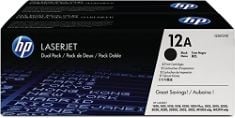 HP 12AD LASERJET ORIGINAL TONER BLACK STANDARD CAPACITY .