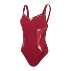 QTY OF ITEMS TO INCLUDE 15X ASSORTED SWIMWEAR TO INCLUDE SPEEDO WOMEN'S SHAPING PRINTED LUNAELUSTRE 1 PIECE SWIMSUIT | SHAPEWEAR | BEACH AND HOLIDAY SWIMWEAR, BASQUE RED/MAGENTA HAZE/SOFT BLOOM, 36,