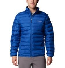 1 X COLUMBIA MEN'S DOWN JACKET, LAKE 22 II.