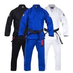 5 X TATAMI FIGHTWEAR INITIAL BJJ GI | BRAZILIAN JIU JITSU GI KIMONO FOR MEN INCLUDES PANTS - IBJJF COMPLIANT, TRAINING & COMPETITIONS, WORN BY PROS, DESIGNED BY EXPERTS BLACK A6.