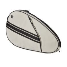 9 X WILSON PADEL RACKET COVER, PREMIUM, COLOUR: CREAM.