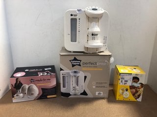 3 X ASSORTED BABY ITEMS TO INCLUDE TOMMEE TIPPEE PERFECT PREP FORMULA FEED MAKER: LOCATION - BR9