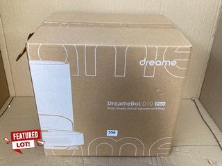 DREAME DREAMBOT D10 PLUS AUTO-EMPTY ROBOTIC VACUUM AND MOP IN WHITE - RRP £279: LOCATION - BR7