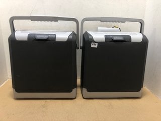 2 X 24 LITRE ELECTRIC COOLBOXES IN GREY: LOCATION - BR2