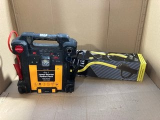 6-IN-1 JUMP STARTER POWER PACK - 650 AMP/100 WATT TO ALSO INCLUDE STOPLOCK PRO ELITE PREMIUM STEERING WHEEL IMMOBILISER: LOCATION - BR14