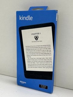 AMAZON KINDLE (11TH GEN) 16GB TABLET WITH WIFI IN BLACK. (WITH BOX & ALL ACCESSORIES) [JPTM128025]. (SEALED UNIT). THIS PRODUCT IS FULLY FUNCTIONAL AND IS PART OF OUR PREMIUM TECH AND ELECTRONICS RAN