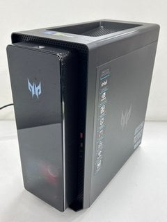 ACER PREDATOR ORION 3000 PO3-650 1TB PC: MODEL NO D22W10 (WITH POWER CABLE, TO INCLUDE GLASS SIDE PANEL). INTEL CORE I5-13400F @ 2.50GHZ, 16GB RAM, , NVIDIA GEFORCE RTX 3060 [JPTM127893]. THIS PRODUC