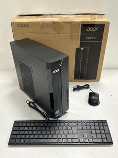 ACER ASPIRE XC-840 1TB PC: MODEL NO DT.BH6EK.001 (WITH BOX, KEYBOARD, MOUSE & POWER CABLE, MINOR COSMETIC IMPERFECTIONS). INTEL CELERON N4505 @ 2.00GHZ, 4GB RAM, , INTEL UHD GRAPHICS [JPTM127950]. TH