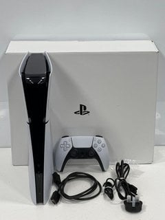 SONY PLAYSTATION 5 DIGITAL EDITION (SLIM) 1TB GAMES CONSOLE IN WHITE: MODEL NO CFI-2016 (WITH BOX AND ACCESSORIES, SOME SMALL COSMETIC SCRATCHES ON CASING) [JPTM127804]. THIS PRODUCT IS FULLY FUNCTIO