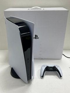 SONY PLAYSTATION 5 825GB GAMES CONSOLE: MODEL NO CFI-1216A (WITH BOX & ALL ACCESSORIES, MINOR COSMETIC IMPERFECTIONS) [JPTM127895]. THIS PRODUCT IS FULLY FUNCTIONAL AND IS PART OF OUR PREMIUM TECH AN