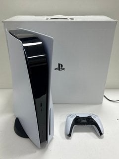 SONY PLAYSTATION 5 825GB GAMES CONSOLE: MODEL NO CFI-1216A (WITH BOX & ALL ACCESSORIES, MINOR COSMETIC IMPERFECTIONS) [JPTM127920]. THIS PRODUCT IS FULLY FUNCTIONAL AND IS PART OF OUR PREMIUM TECH AN