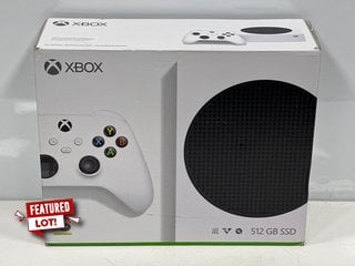 MICROSOFT XBOX SERIES S 512 GB GAMES CONSOLE IN WHITE: MODEL NO 1883 (WITH BOX & ALL ACCESSORIES) [JPTM127966]. (SEALED UNIT). THIS PRODUCT IS FULLY FUNCTIONAL AND IS PART OF OUR PREMIUM TECH AND ELE