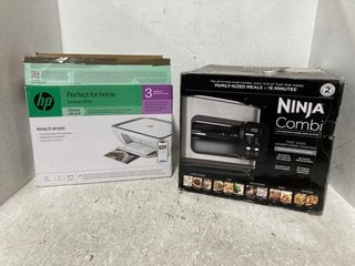 NINJA COMBI ALL IN ONE MULTI COOKER , OVEN AND AIR FRYER TO INCLUDE HP DESKJET 2820E PRINTER - COMBINED RRP - £230: LOCATION - G20