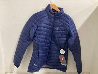 RAB WOMENS CIRRUS JACKET IN NAVY SIZE: 10 - RRP - £119: LOCATION - H14