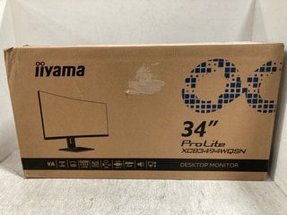 IIYAMA 34'' PROLITE DESKTOP MONITOR MODEL: XCB349WQSN - RRP - £384: LOCATION - E0