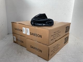 4 X BOXES OF SAMSON BUILDERS RUBBLE SACKS IN BLACK: LOCATION - E10