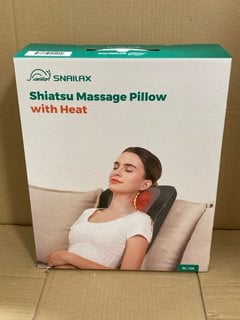 SNAILAX SHIATSU MASSAGE PILLOW WITH HEAT MODEL: SL - 128 - UK - VC: LOCATION - E12