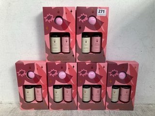 6 X WANDER FLOWER BEDTIME RITUALS SHOWER GEL AND LOTION GIFT SETS: LOCATION - E14