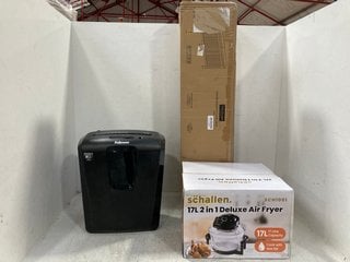 3 X ASSORTED HOUSE HOLD ITEMS TO INCLUDE SCHALLEN 17L 2 IN 1 DELUXE AIR FRYER: LOCATION - F18