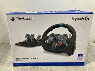 LOGITECH PLAYSTATION G29 DRIVING FORCE RACING WHEEL - RRP - £179: LOCATION - E1