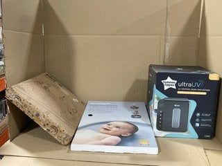 3 X ASSORTED BABY ITEMS TO INCLUDE TOMMEE TIPPEE ULTRA UV STERILISER , DRYER AND STORAGE: LOCATION - F16