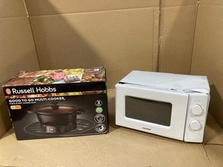 COMFEE MICROWAVE OVEN MODEL: CM-M202CC(WH) TO INCLUDE RUSSELL HOBBS GOOD TO GO MULTI COOKER: LOCATION - F15