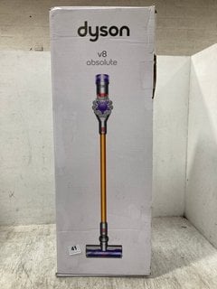 DYSON V8 ABSOLUTE UPRIGHT STICK VACUUM CLEANER - RRP - £399: LOCATION - E1