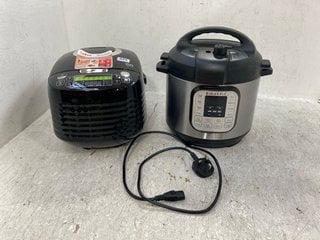 2 X ASSORTED KITCHEN APPLIANCES TO INCLUDE TEFAL SPHERICAL BOWL COOKER: LOCATION - F12