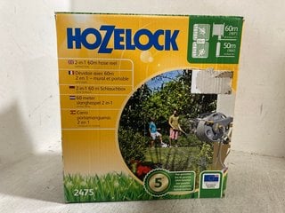 HOZELOCK 2 IN 1 WALL MOUNTED OR FREESTANDING HOSE REEL: LOCATION - F11